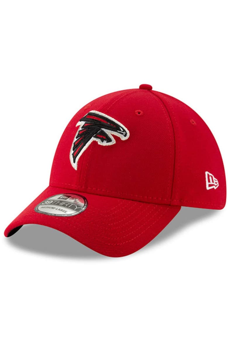 New Era Men's New Era Red Atlanta Falcons 39THIRTY Flex Team Classic Hat, Main, color, 