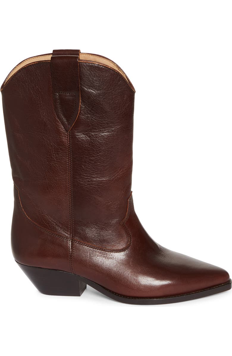 Isabel Marant Duerto Western Boot, Alternate, color, My Mahogany
