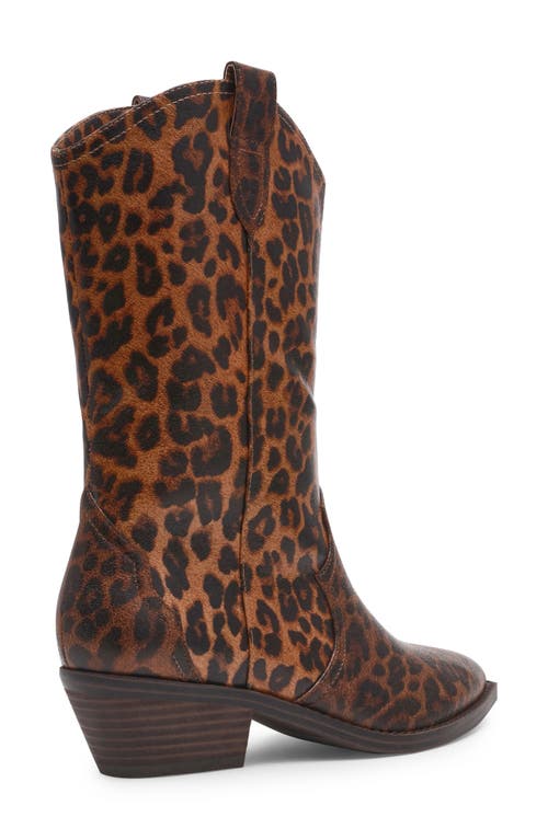 Dolce Vita Dv By Korbella Western Boot In Animal Print