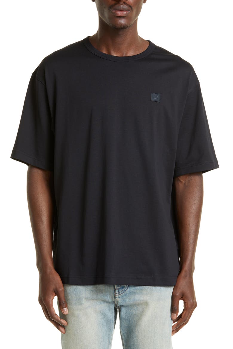Nash Face Patch Oversize T-Shirt, Main, color, BLACK