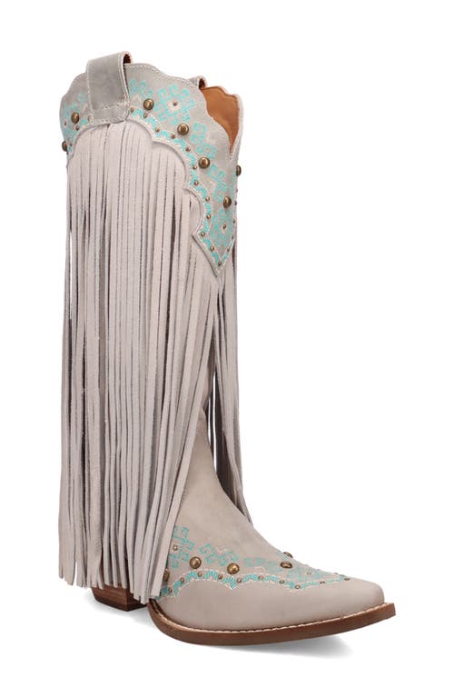 Dingo Tequila Sunrise Western Boot In Off White