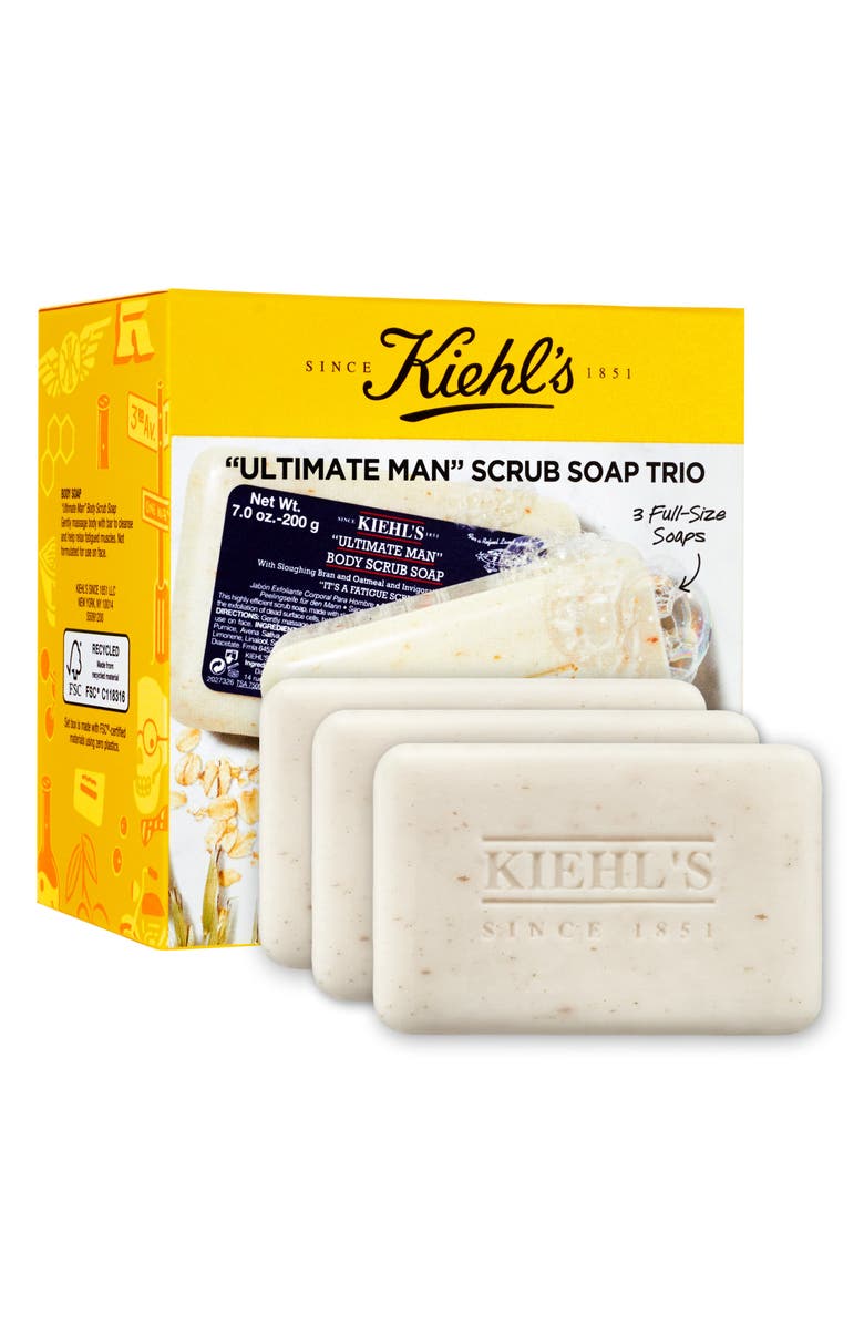 Kiehl's Since 1851 Ultimate Man Soap Scrub Set $60 Value, Main, color,