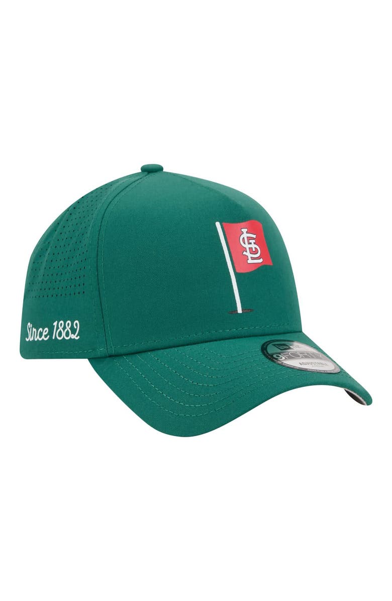 New Era Men's New Era Green St. Louis Cardinals Pin Seeker 9FORTY A-Frame Adjustable Hat, Main, color, Green