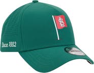 New Era Men's New Era Green St. Louis Cardinals Pin Seeker 9FORTY A-Frame Adjustable Hat