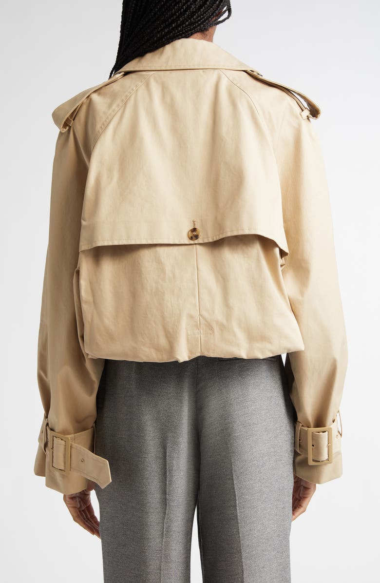 JW Anderson Double Breasted Crop Trench Coat, Alternate, color,