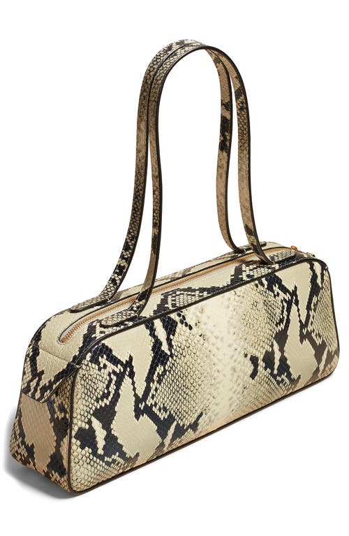 Khaite Womens Natural Simona Snakeskin-effect Leather Shoulder Bag In Natural 121
