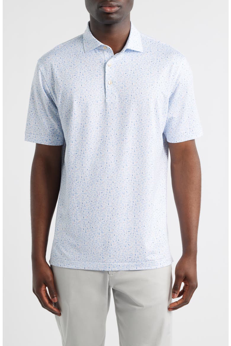 Nice Shot Performance Jersey Polo, Main, color, WHITE