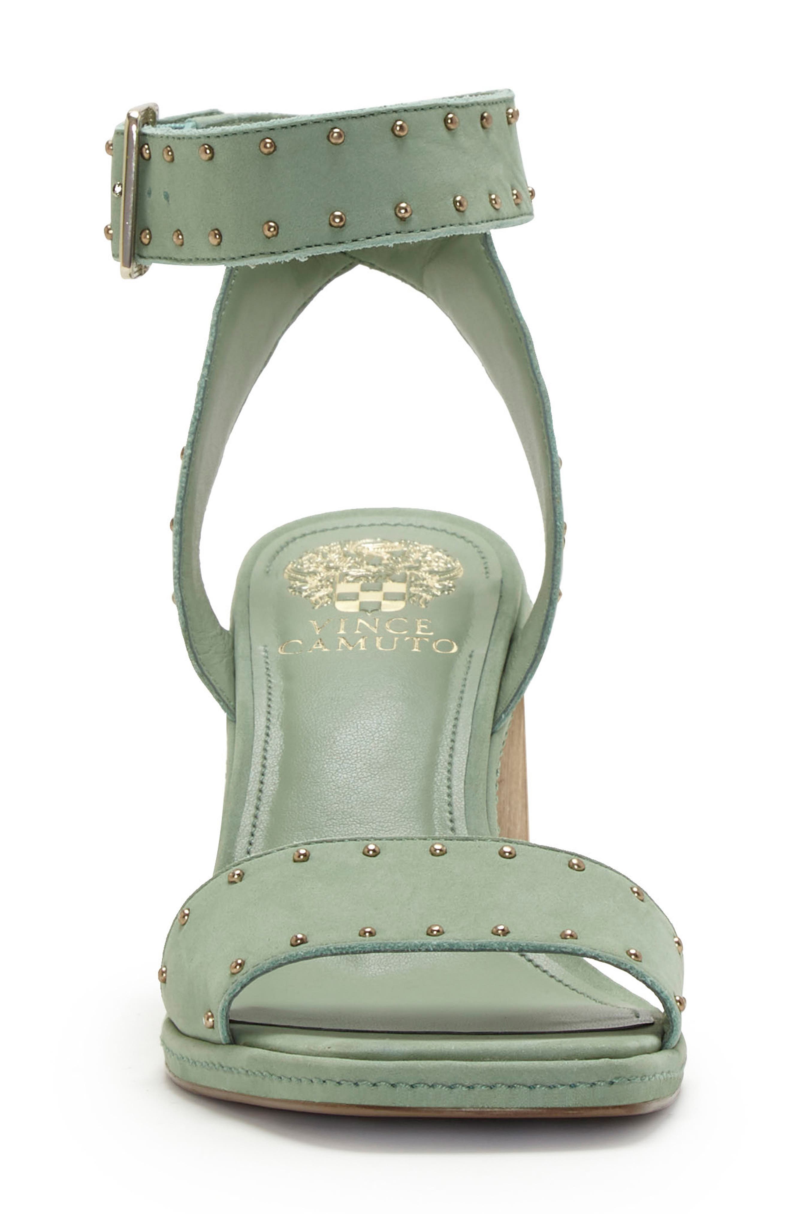 Shyremin Ankle Strap Sandal, Alternate, color, GREEN ASH