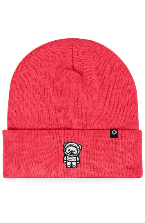 Dalix Ice Bear Beanie In Neon Pink