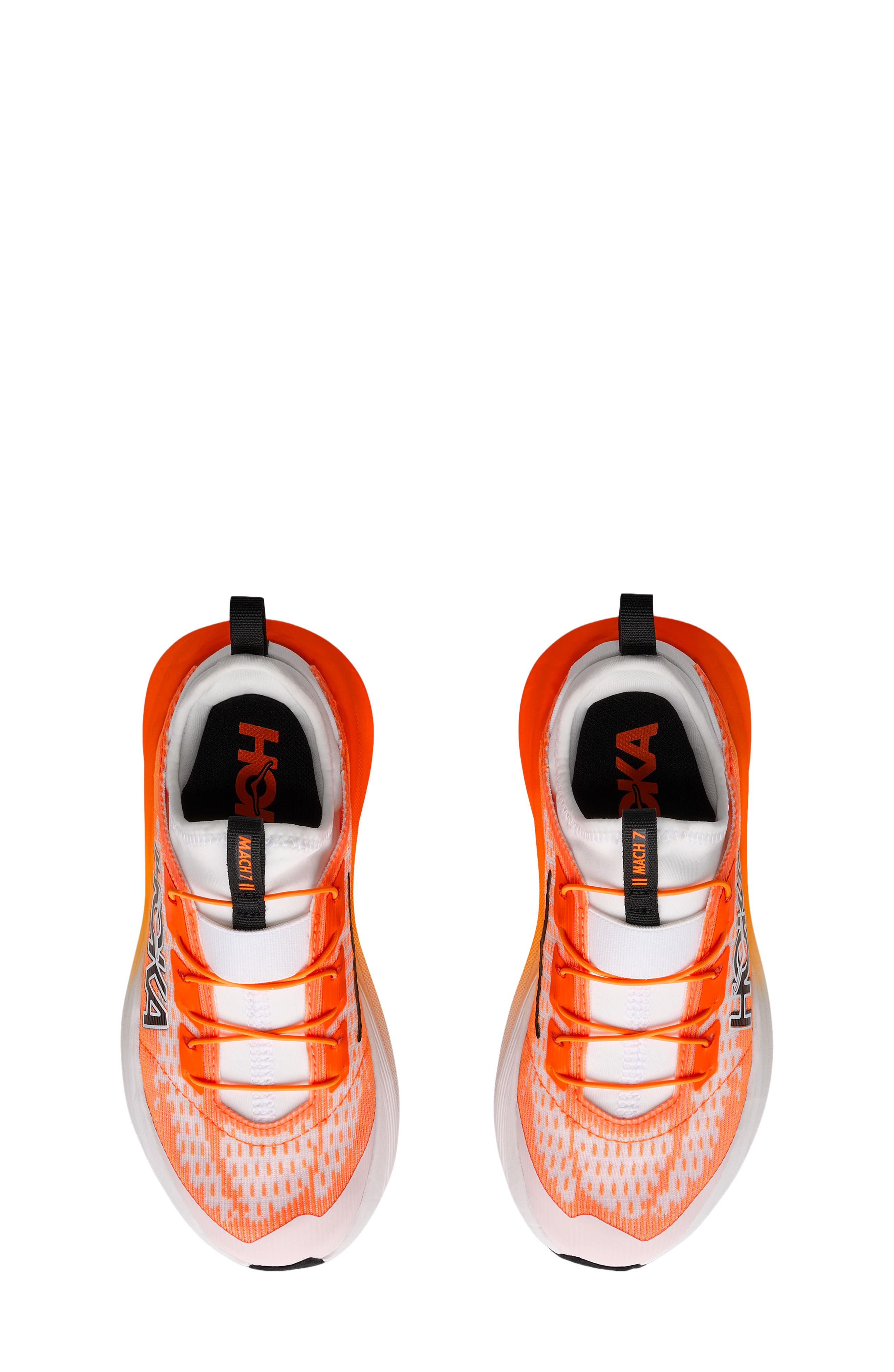 Kids' Mach 7 Running Shoe, Alternate, color, FROST / NEON TANGERINE