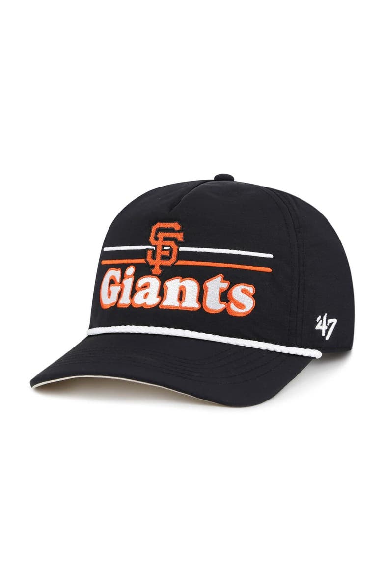 '47 Men's '47 Black San Francisco Giants Campscape Hitch Adjustable Hat, Main, color, Black