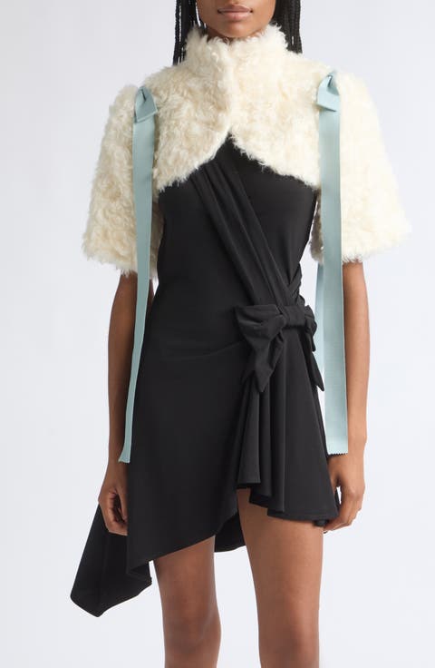Mohair Blend Bolero Jacket