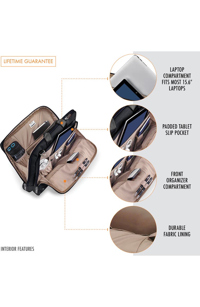 Briggs & Riley @work Slim Briefcase, Alternate, color,