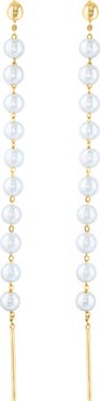 EFFY Freshwater Pearl Linear Drop Earrings