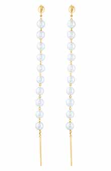 EFFY Freshwater Pearl Linear Drop Earrings