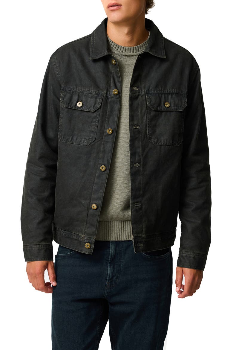 Fielder Cotton Trucker Jacket, Main, color, BRACKEN