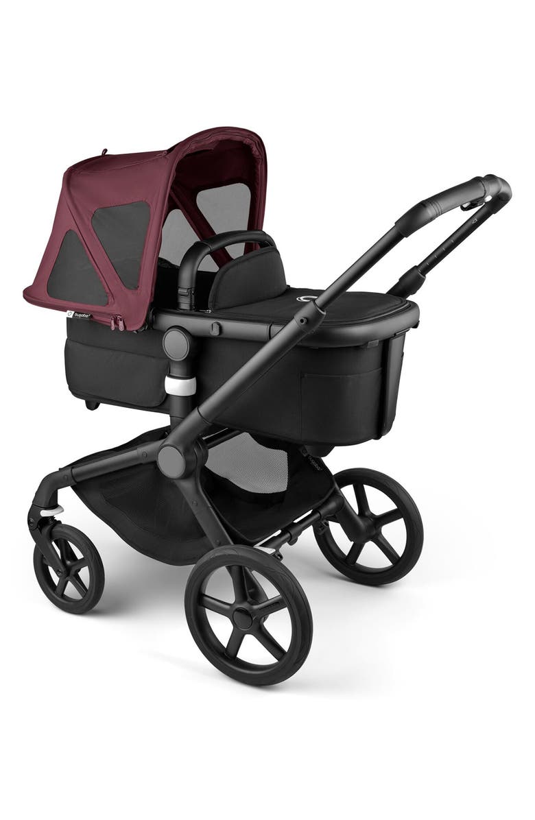 Bugaboo Breezy Sun Canopy for Kangaroo, Fox 5 or Cameleon 3 Strollers, Alternate, color, Dark Cherry