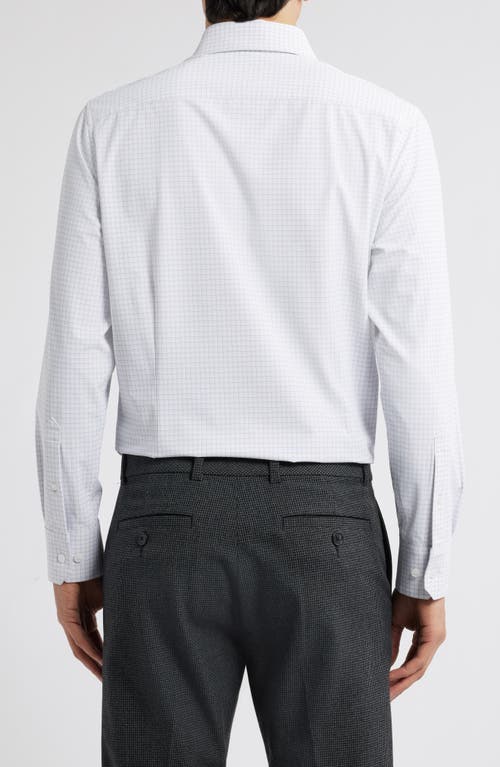 Mizzen + Main Mizzen+main Leeward Trim Fit Plaid Performance Button-up Shirt In White Joel Plaid