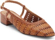 NORDSTROM RACK Bretta Woven Slingback Pump