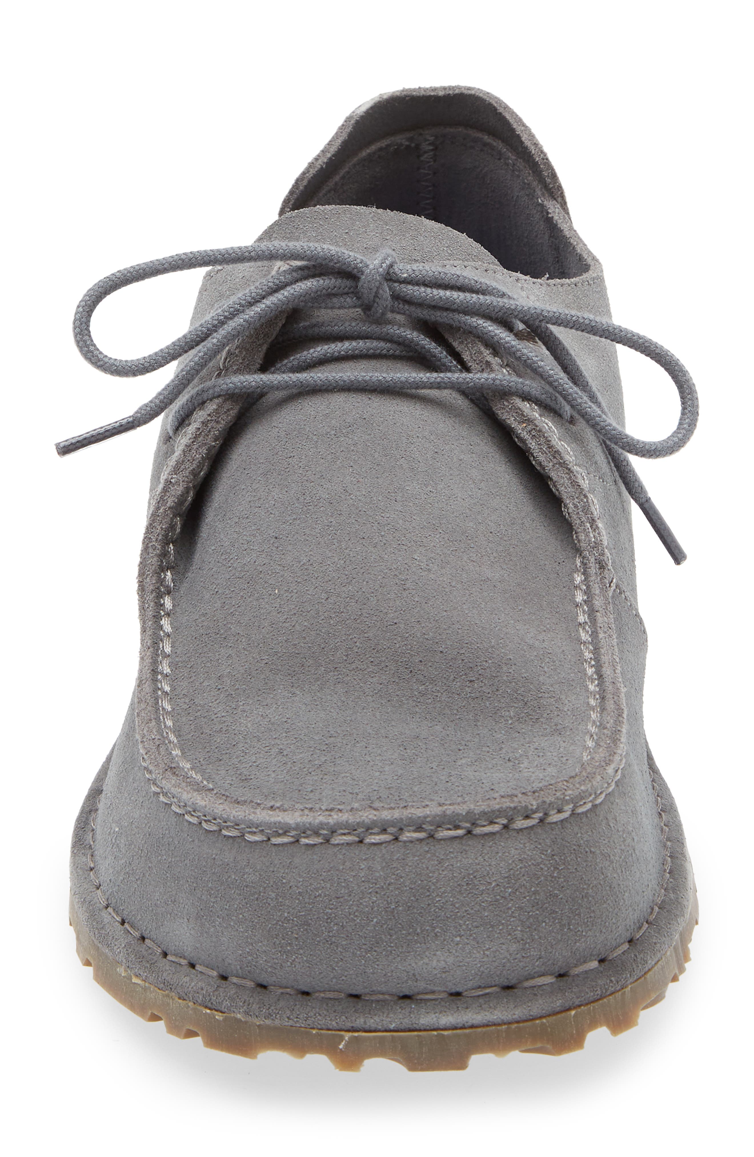 Birkenstock Utti Moc Toe Loafer, Alternate, color, Grey Grey