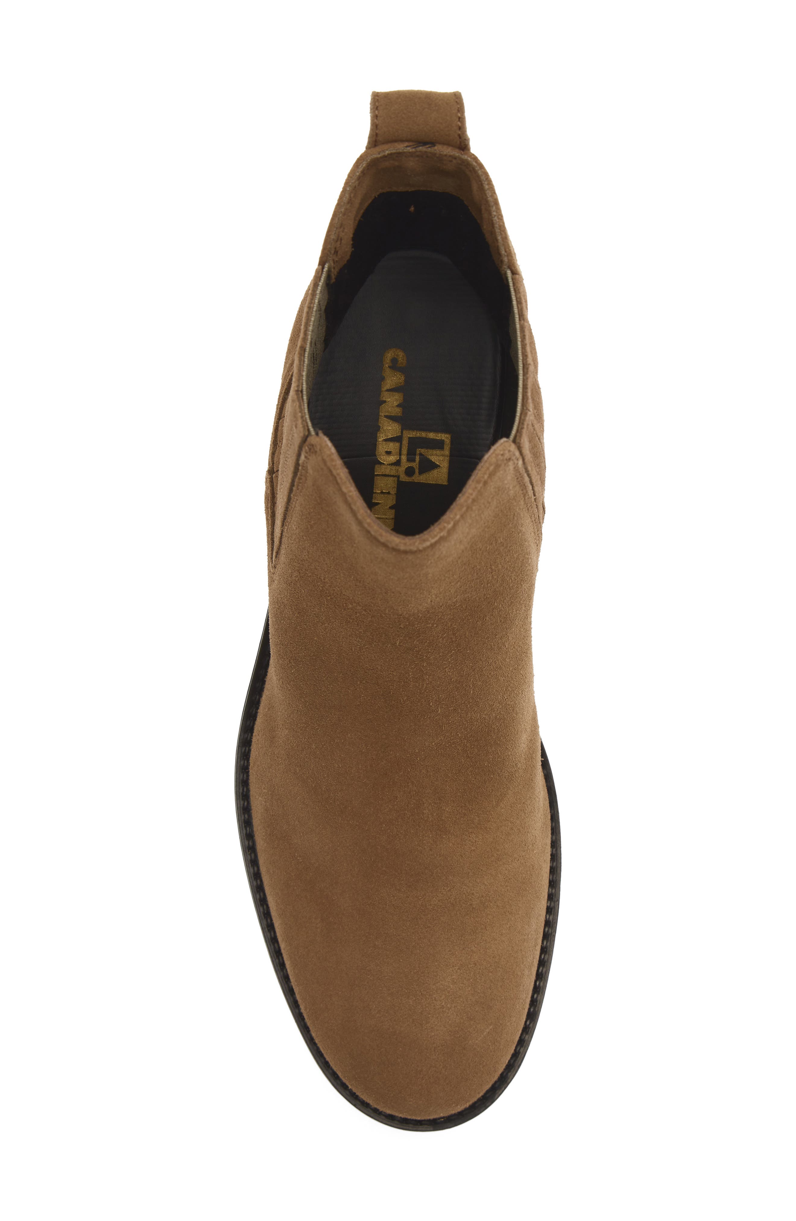 Walf City Dry™ Leather Chelsea Boot, Alternate, color, TOAST SUEDE