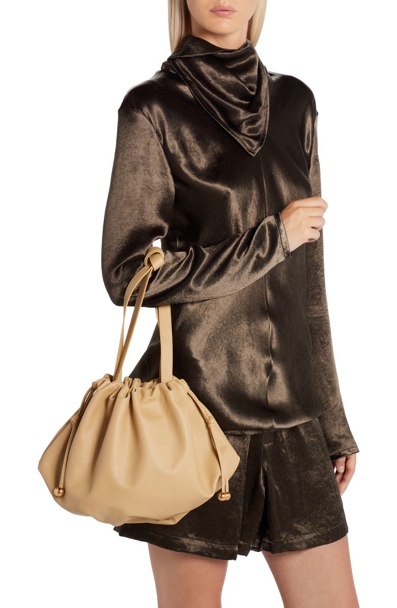 Bottega Veneta The Medium Bulb Leather Bag, Alternate, color,