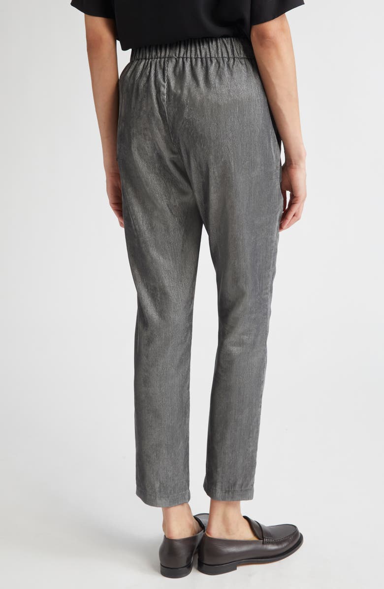 Herno Resort Metallic Corduroy Pants, Alternate, color, Grigio Perla