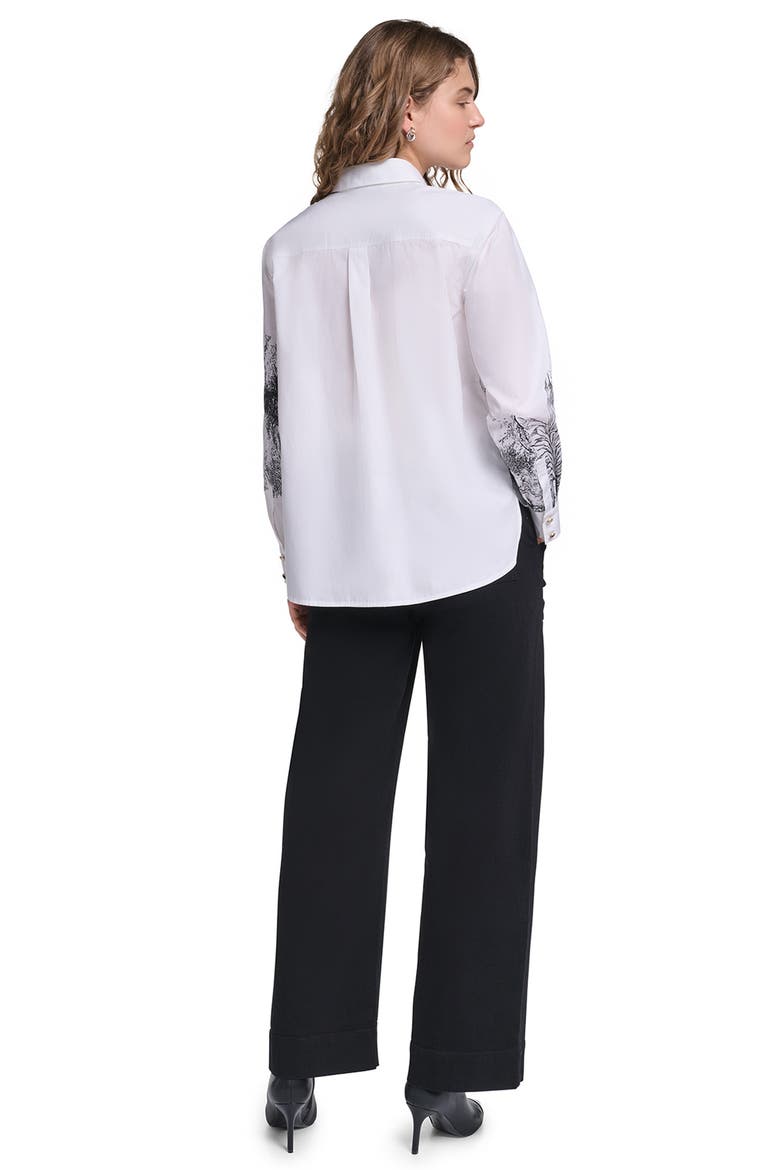 Paris Scene Graphic Shirt, Alternate, color, WHITE