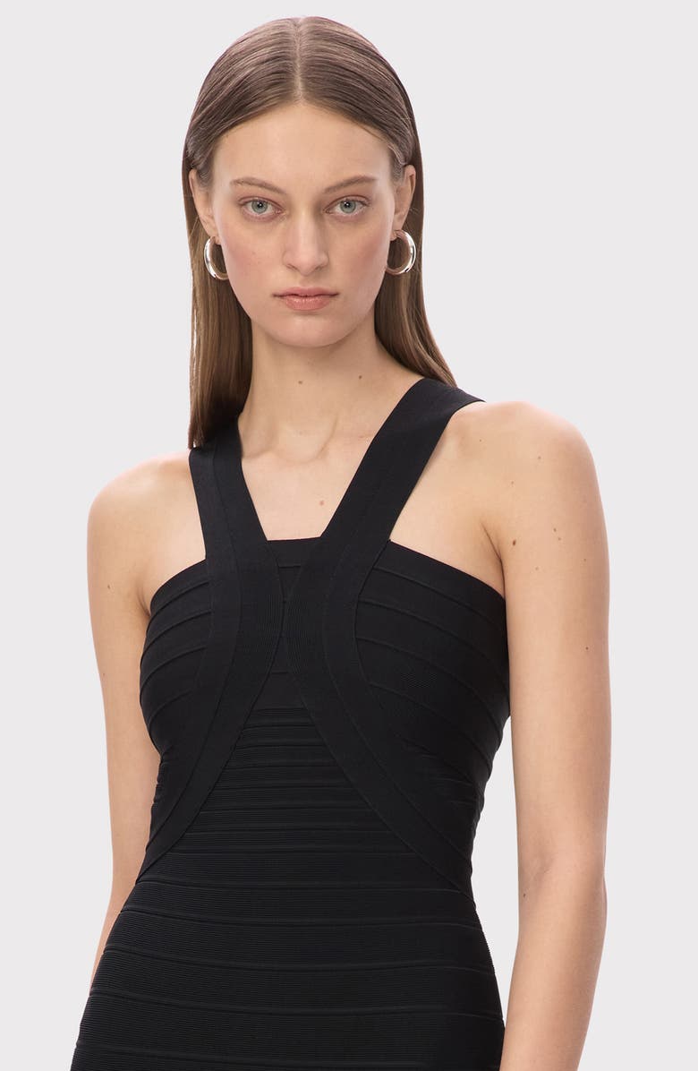 Herve Leger The Elise Minidress, Alternate, color, Black