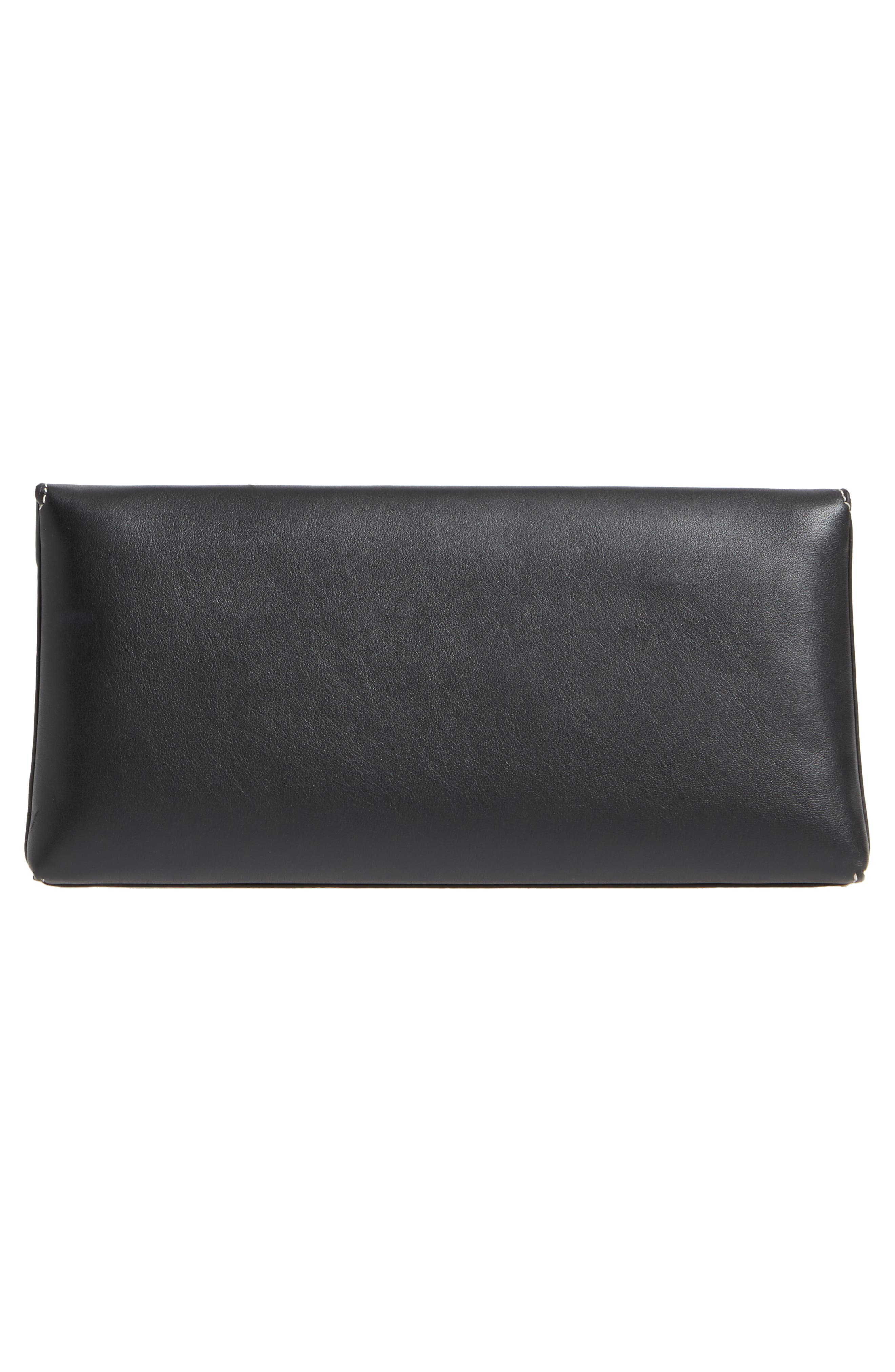 Tory Burch Miller Leather Clutch, Alternate, color, 