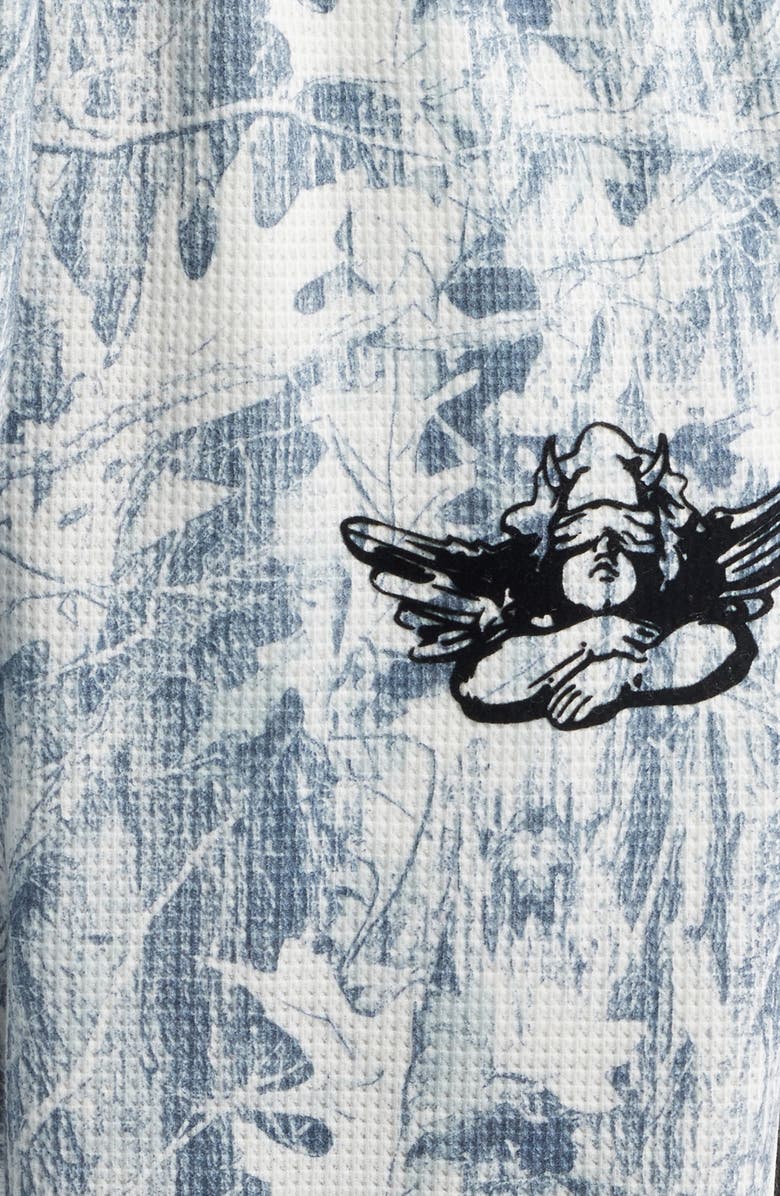 BOYS LIE Snowed in Camo Thermal Sweatpants, Alternate, color, Black And White