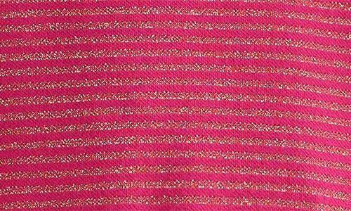 Mini Boden Kids' Twirly Metallic Dress In Pink