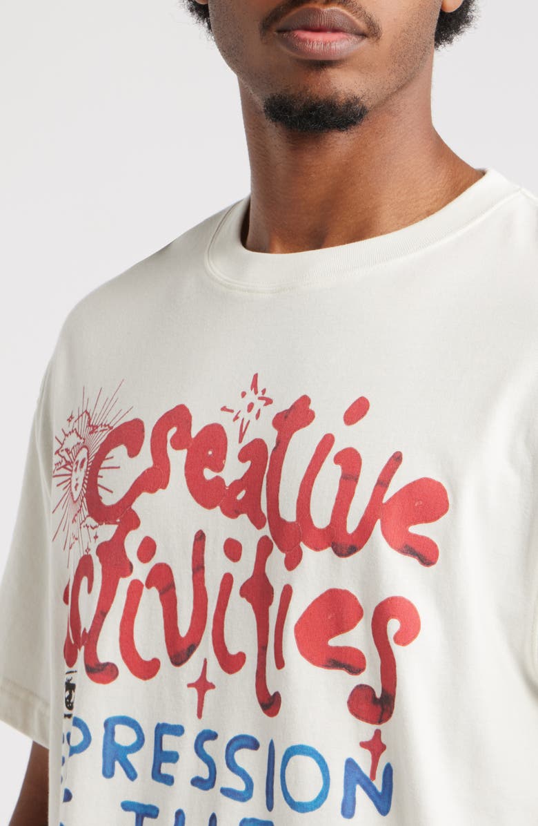 HONOR THE GIFT Creative Activities Graphic T-Shirt, Alternate, color, Bone