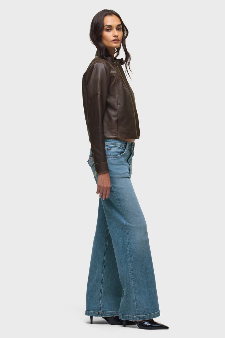 Moto Jacket, Alternate, color, Umber