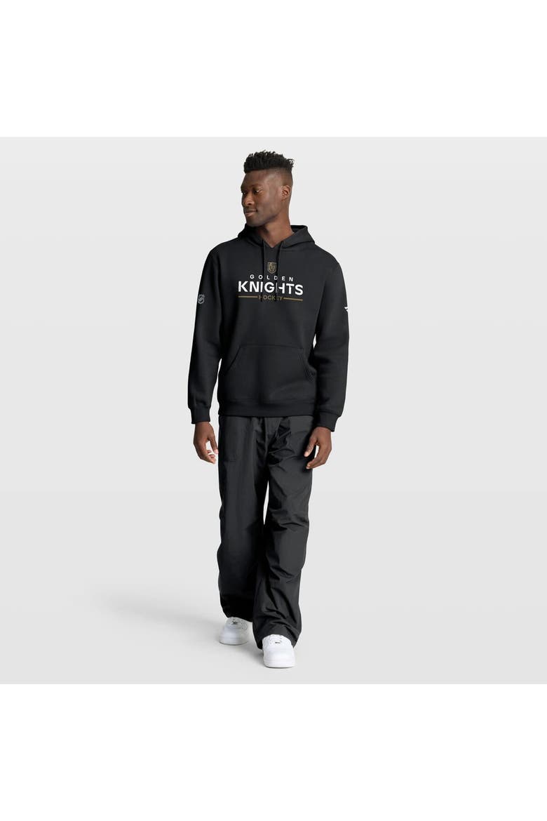 Men's Fanatics Black Vegas Golden Knights Authentic Pro Primary Hoodie, Alternate, color, Black