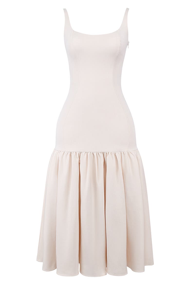 Amore Midi Dress, Alternate, color, VINTAGE CREAM