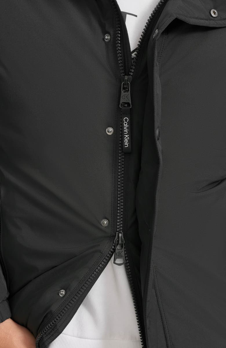 Calvin Klein Hooded Water Resistant Jacket, Alternate, color, 