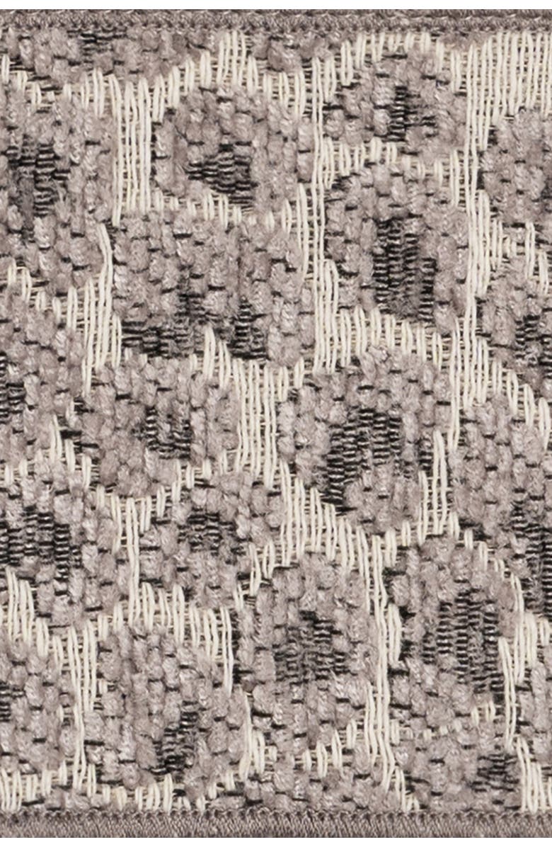 Linum Home Textiles Spots Embellished Washcloth - Set of 2 - Dark Grey, Alternate, color, Dark Grey