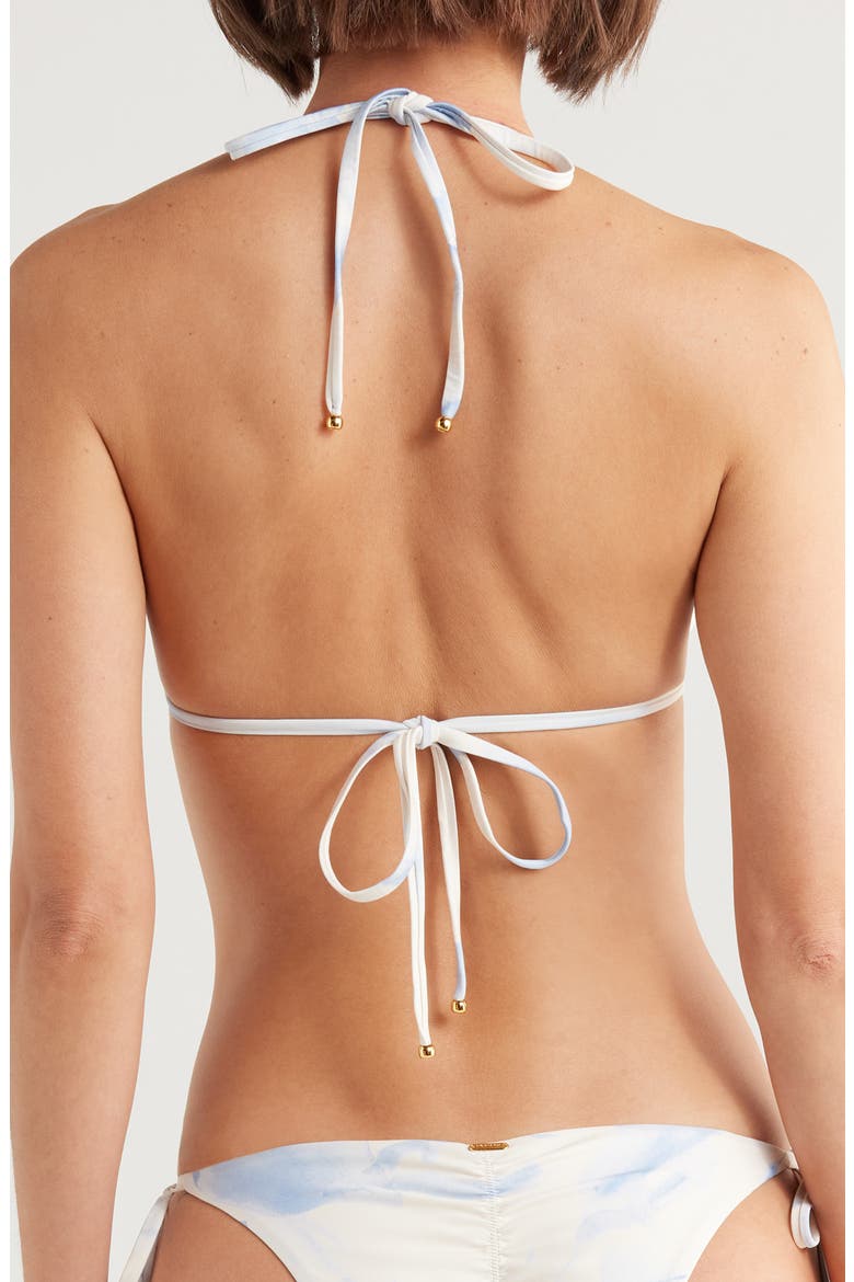 Naos Triangle Bikini Top, Alternate, color, BLOSSOM