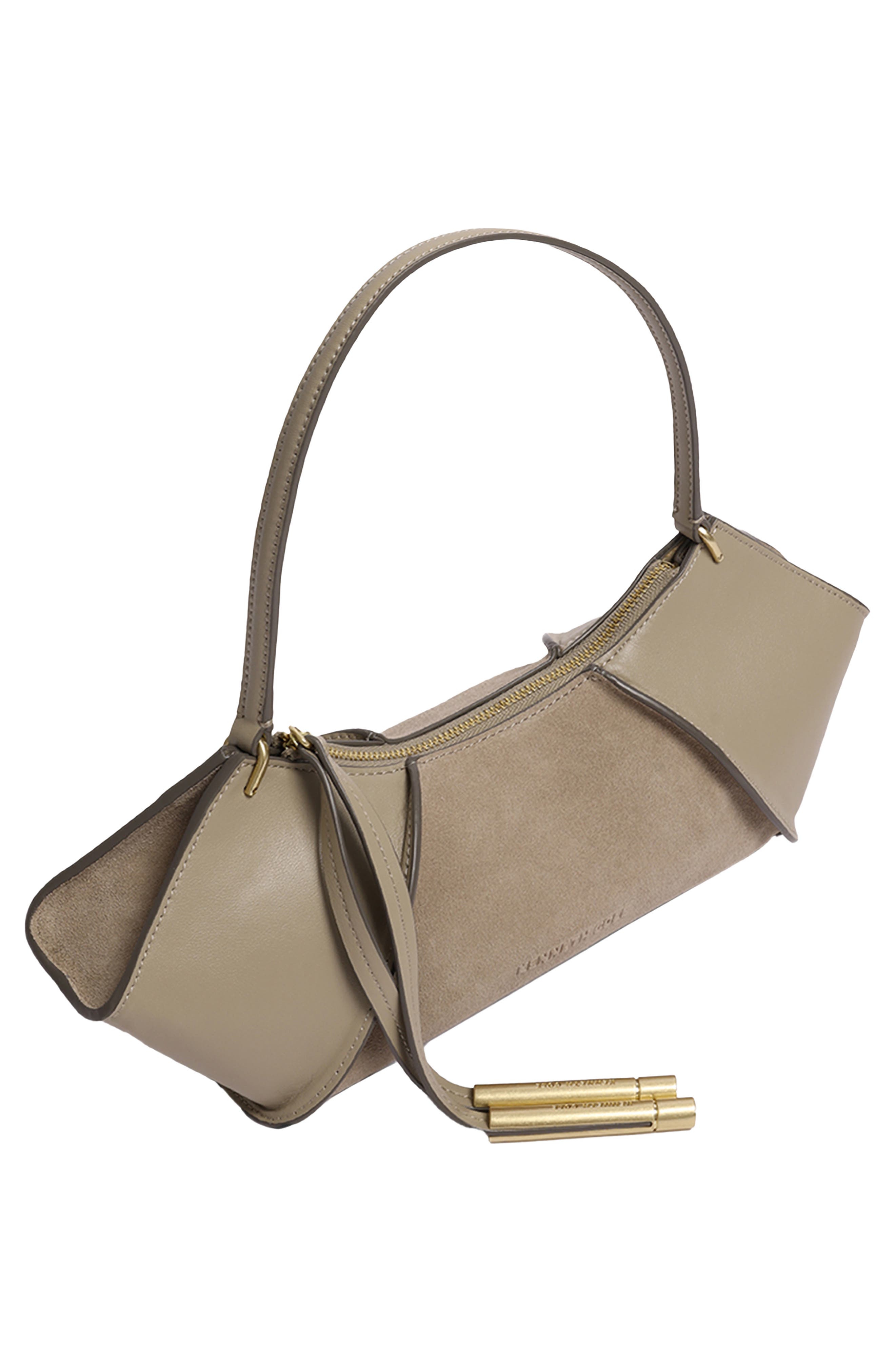 Crosby Leather Shoulder Bag, Alternate, color, TAUPE
