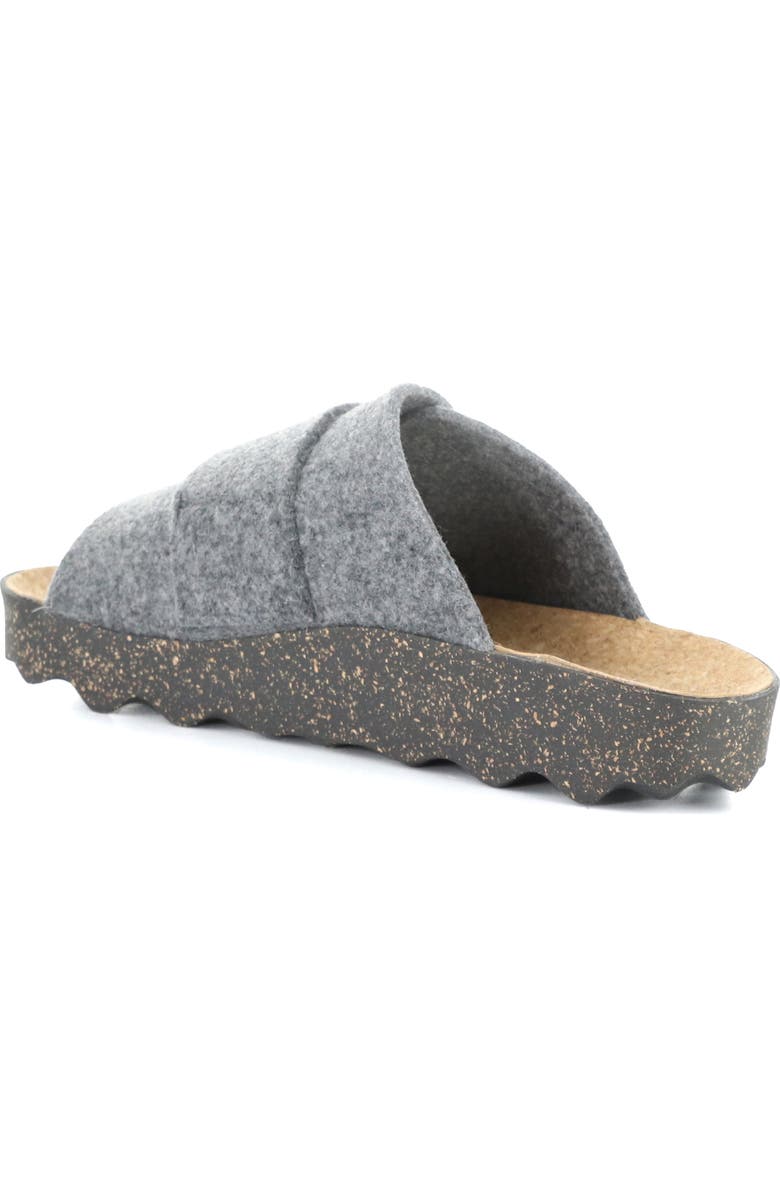 Asportuguesas by Fly London Clavi Wool Felt Slide Sandal, Alternate, color, Concrete Rewooly