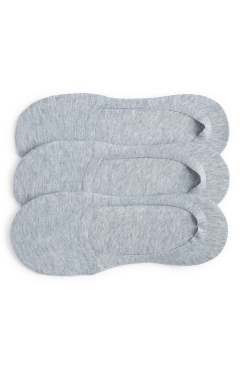 3-Pack Cotton Blend No-Show Socks