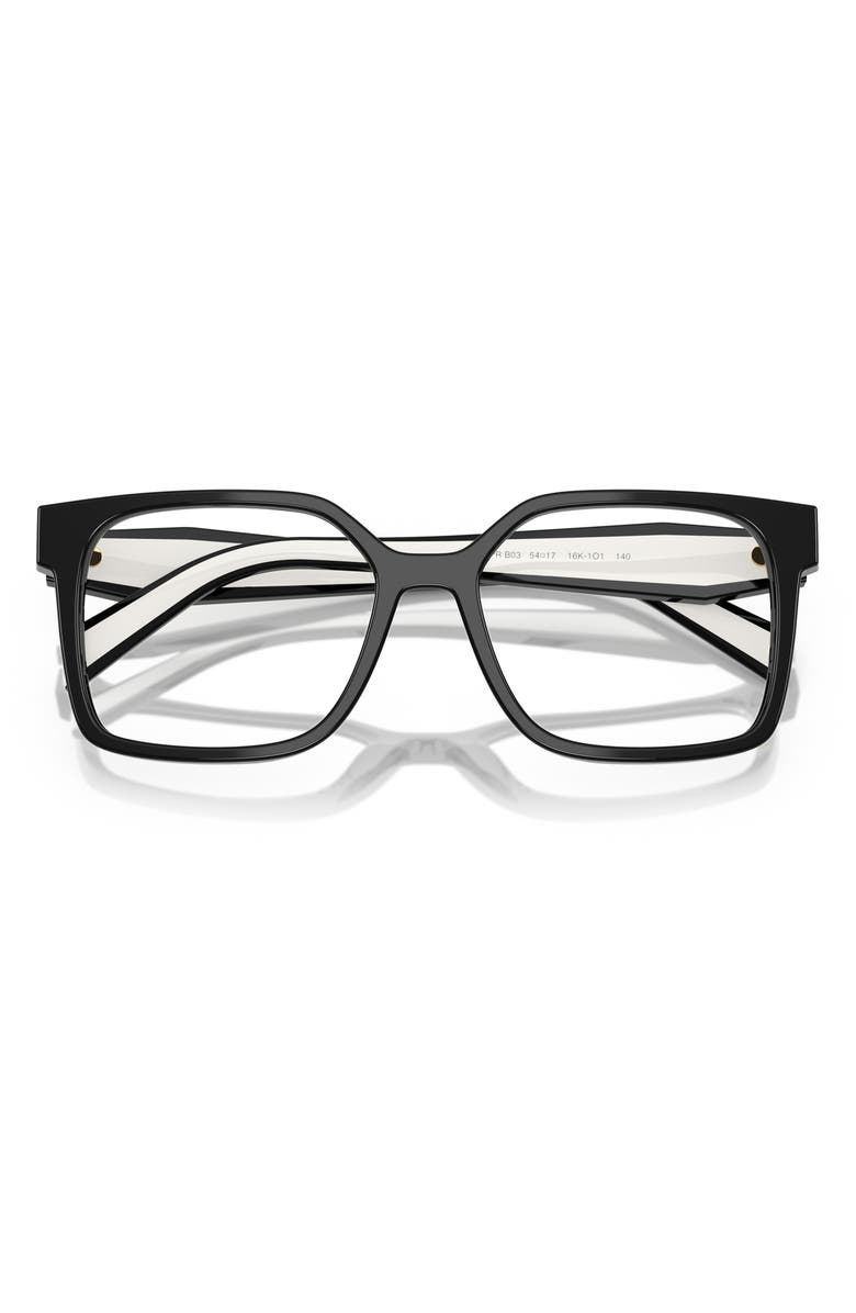 Prada 54mm Rectangular Optical Glasses, Alternate, color, 