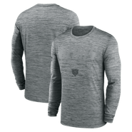 Nike Men's Nike Gray Chicago Bears Sideline Offensive Transition Velocity Dri-FIT Long Sleeve T-Shirt