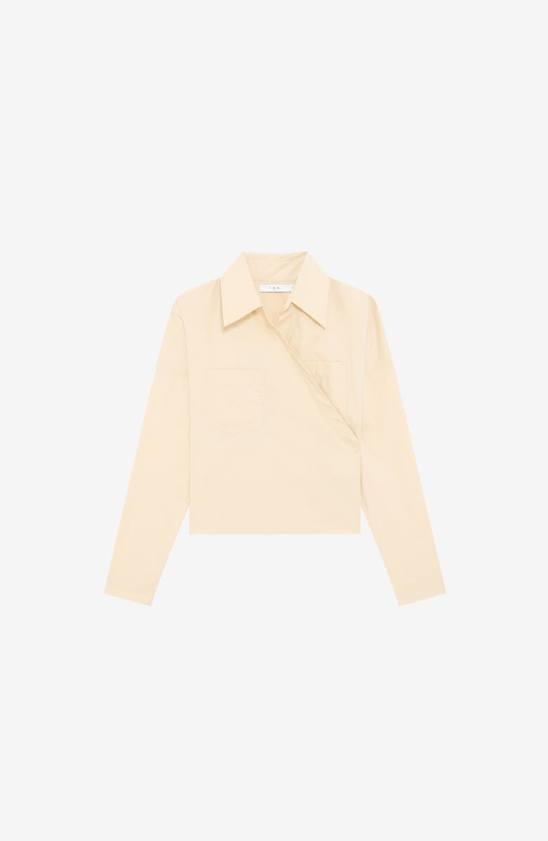 IRO Lyra Poplin Shirt, Alternate, color, Sand