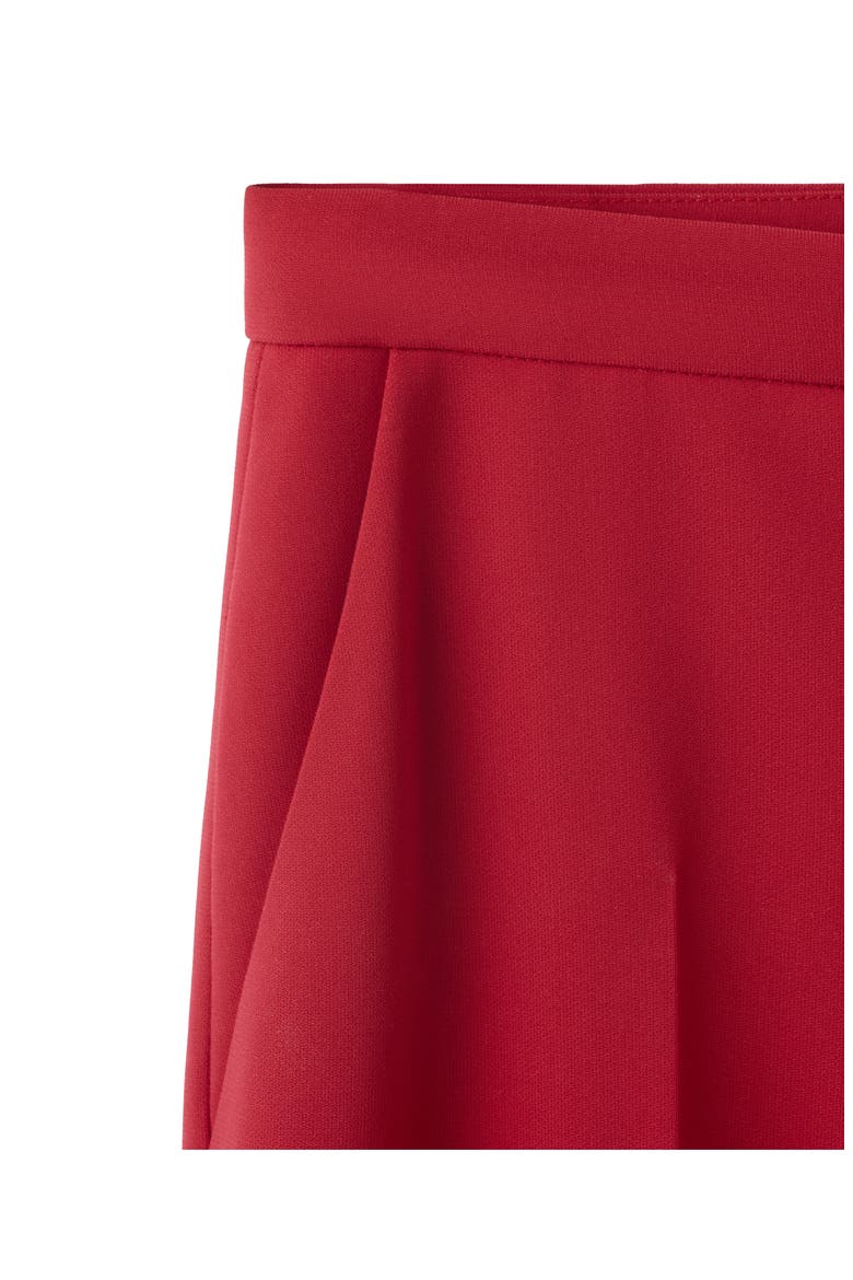 High Waist Flare Leg Pants, Alternate, color, RED