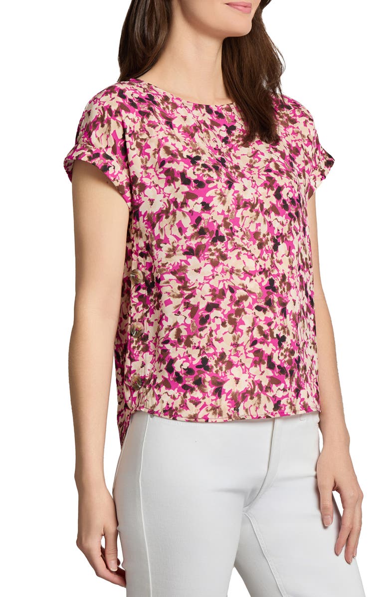Jones New York Printed Button Detail Top, Alternate, color, 