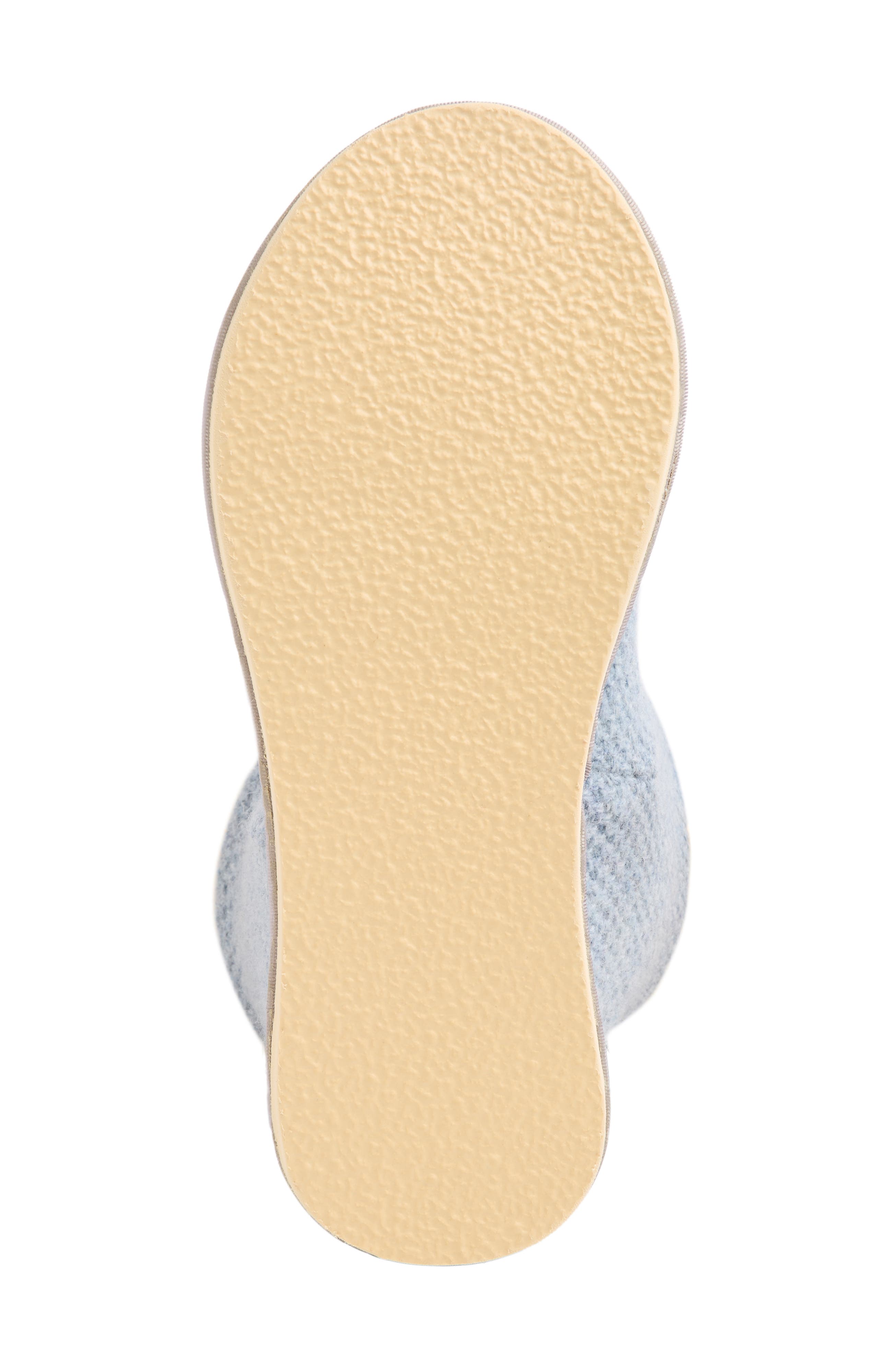 Celtic & Co. British Knitted Shortie Slippers, Alternate, color, Vintage Blue