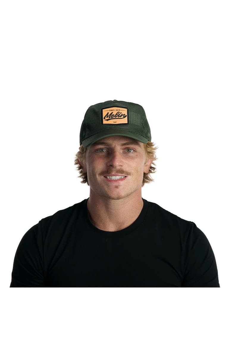 Odysea Mac Retro Hydro Unstructured Micromesh Snapback Hat, Alternate, color, FOREST