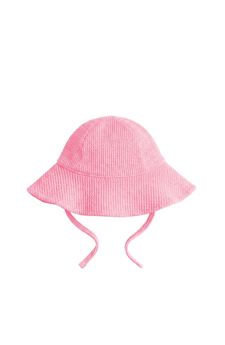 Limeapple Infant Crinkle Sunhat, Main, color, Pink